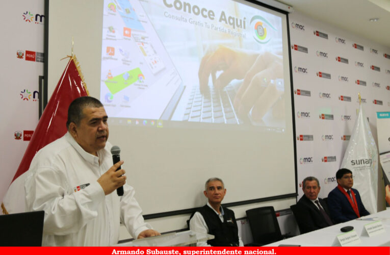 “Conoce aquí”, el  nuevo servicio de Sunarp Huánuco