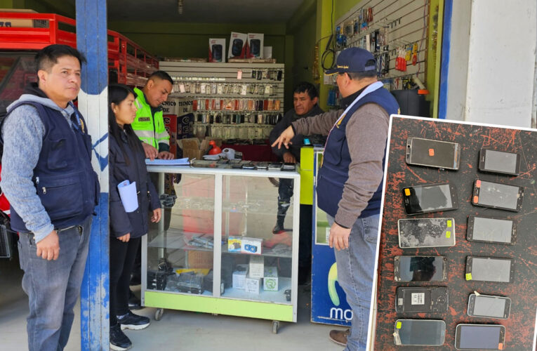 En La Unión recuperan 13 celulares robados y perdidos
