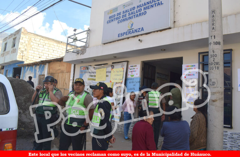 Se oponen a construcción de centro de salud mental en local comunal