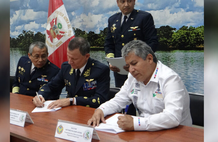 Firman convenio para proteger a la amazonía