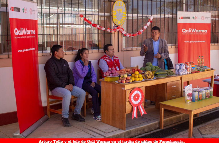 Municipalidad añade frutas y verduras a los alimentos que escolares reciben de Qali Warma