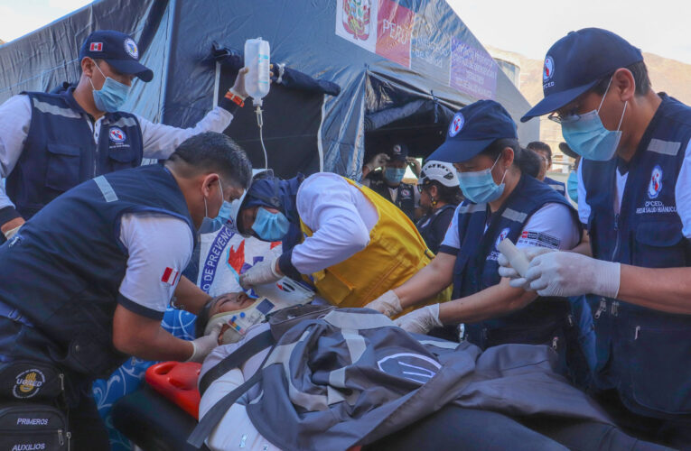 Realizaron simulacro de sismo