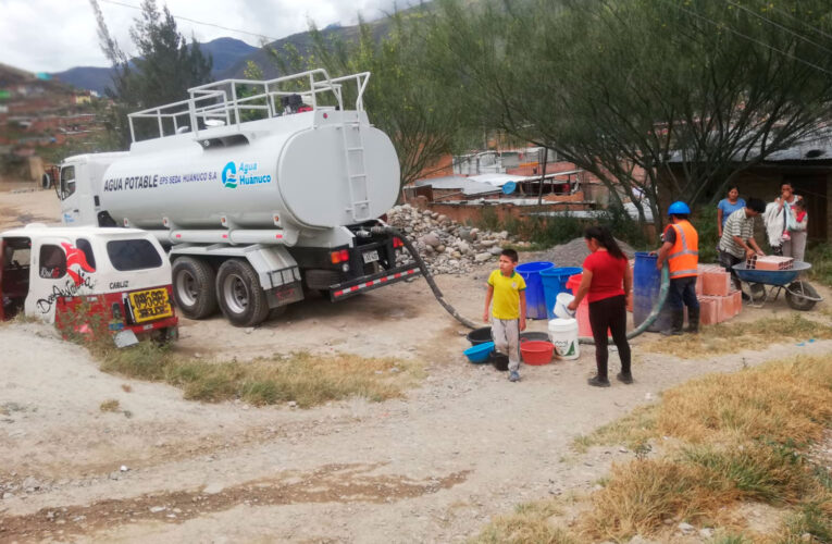 Más de 20 asentamientos humanos se abastecen de agua a través de cisternas