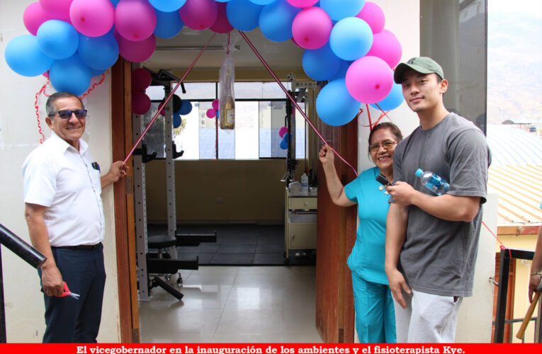 Habilitan servicio de fisioterapia  en el Perú-Corea