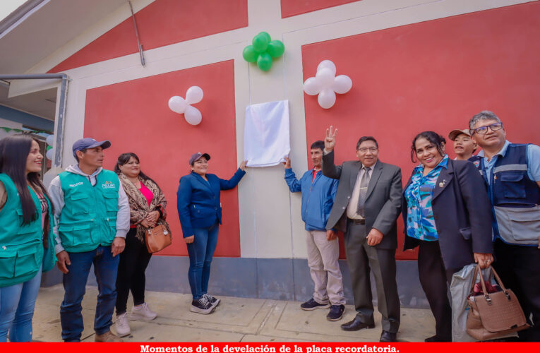 Inauguran nuevas aulas  de colegio Horacio Zeballos