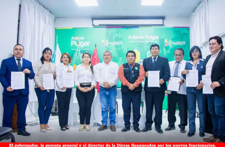 Designan directores para Redes de Salud de Huánuco y Pachitea y Hospital de Tingo María