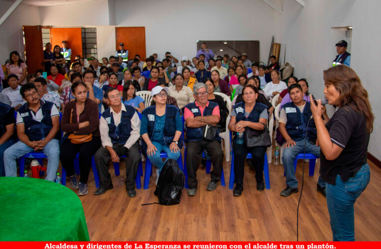 Instalarán mesa de trabajo para abrir calles en La Esperanza
