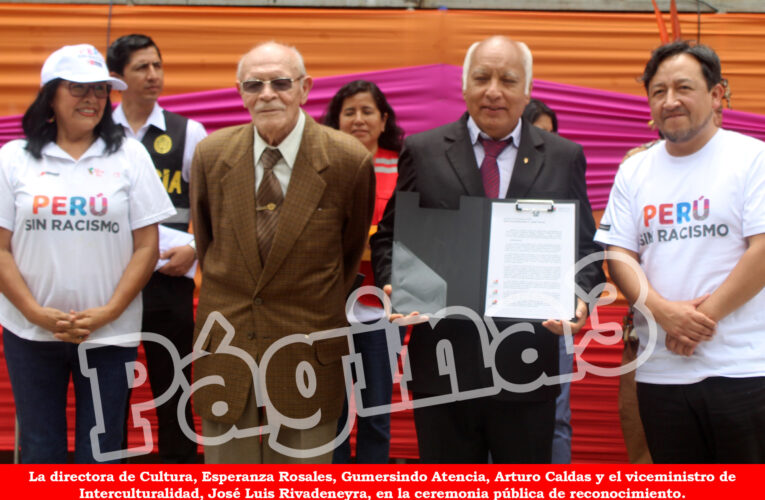 Reconocen a Gumersindo Atencia y Arturo Caldas como personalidades meritorias  de la cultura