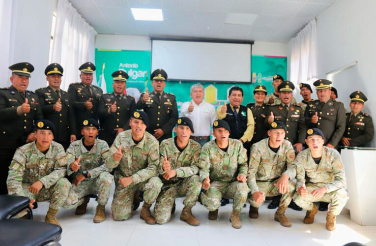 Militares recibirán atención en centros  de salud de la Diresa