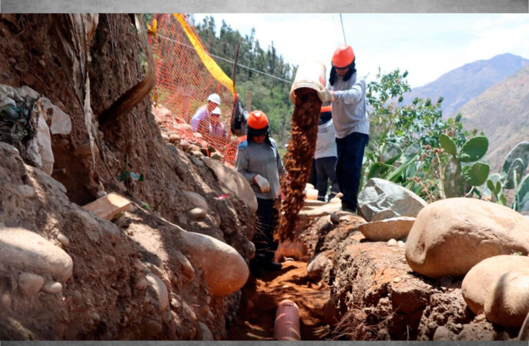 Afirman que obra de agua potable de Ambo tiene 50 % de avance