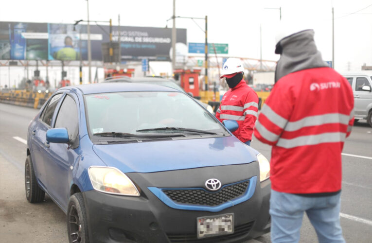 Sutran intervino colectivos piratas