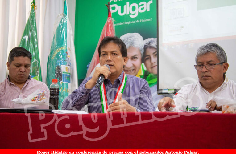 Roger dice que defensor del pueblo tiene intereses en obra del Mercado de Paucarbamba