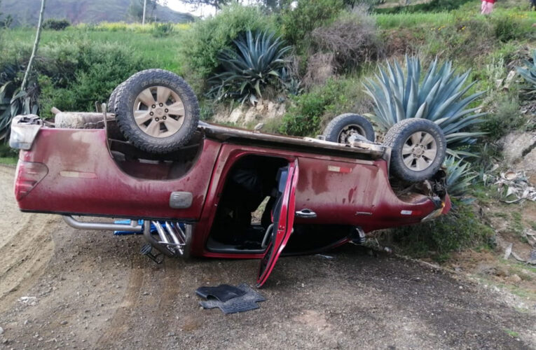 Alcalde y regidor de Cauri sufren accidente