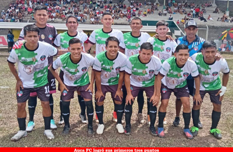 Auca FC debutó con triunfo en Aucayacu