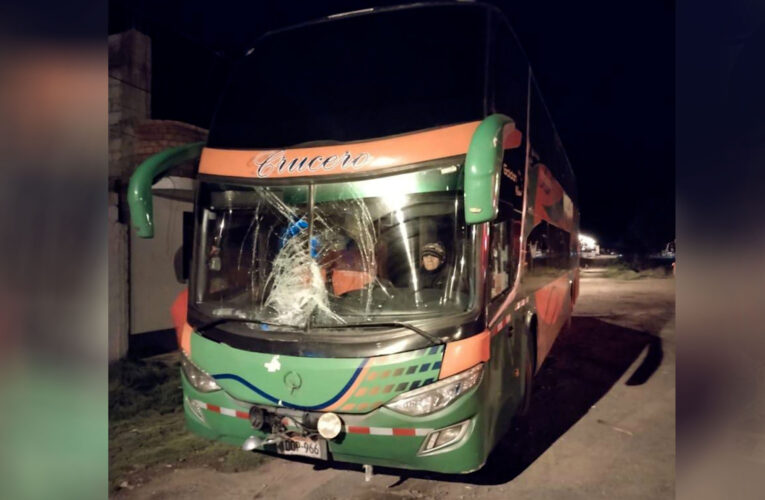 Conductor de bus de Crucero detenido por atropello en La Oroya