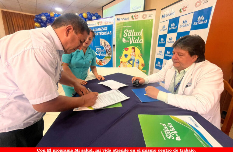 Veintidós empresas e instituciones firmaron convenio con EsSalud para atención a sus trabajadores