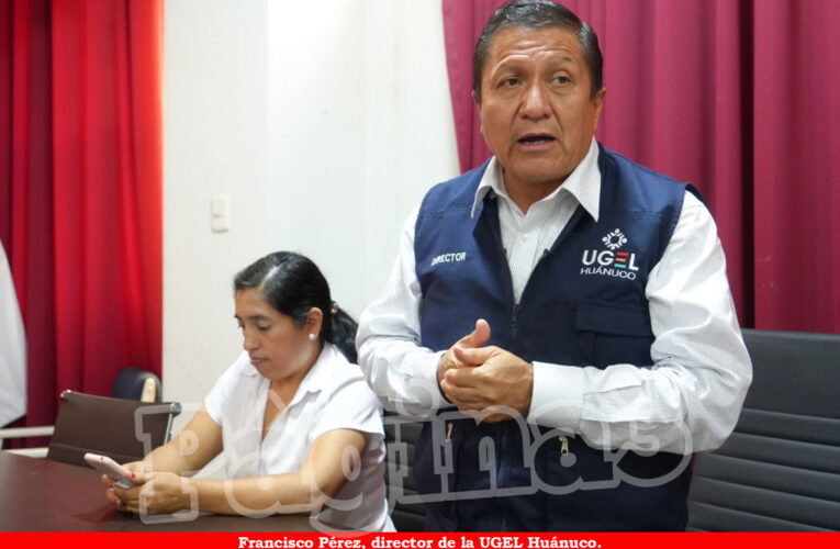 Colegios de la UGEL Huánuco no tienen deuda por agua potable