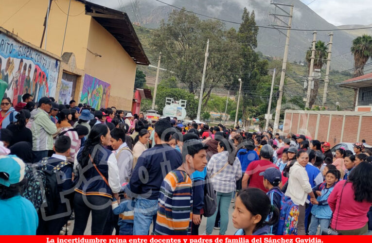 Sánchez Gavidia y Juana Moreno no iniciaron clases por mal estado de infraestructura