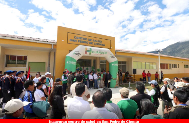 Inauguran centro de salud en San Pedro de Chonta