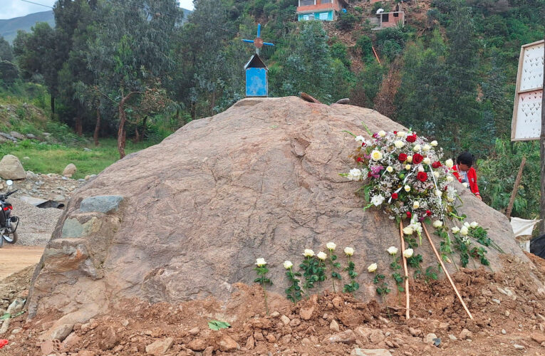 Con romería conmemoraron  14 años del  aluvión que sepultó a 67 ambinos