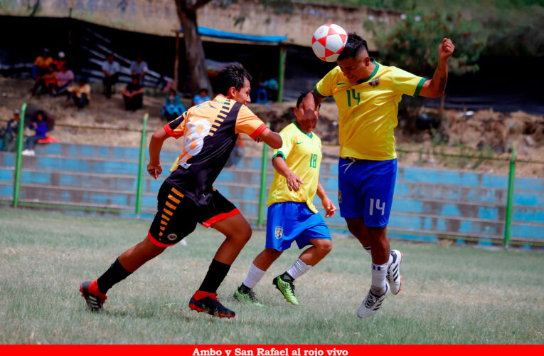 Ambo y San Rafael definen a sus campeones