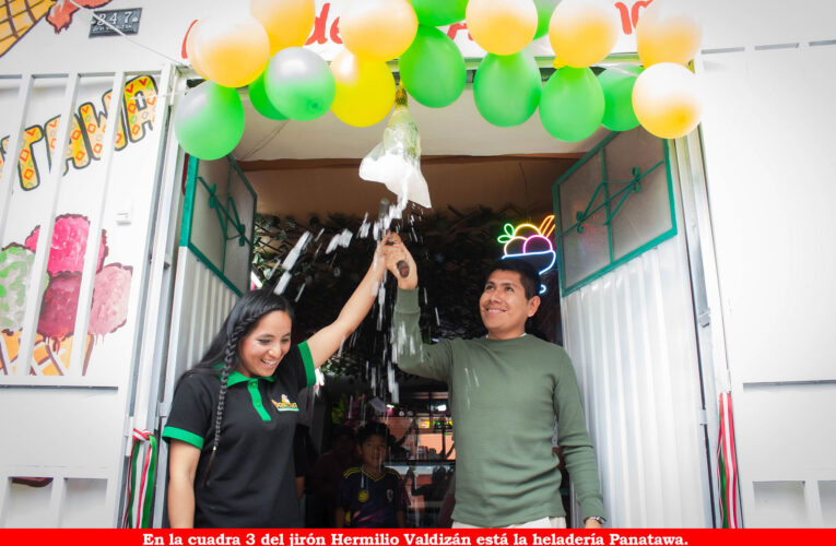 De Ramos Curva a Huánuco, llegan los helados artesanales