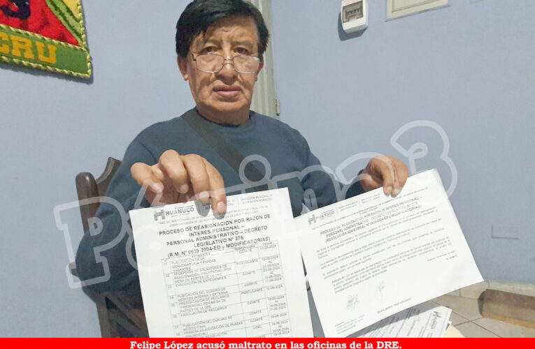 Denuncian a funcionarios de la DRE por no resolver apelación de especialista