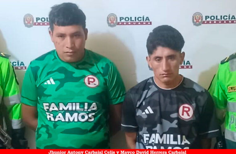 Los encarcelan por asalto a pareja en Yanag