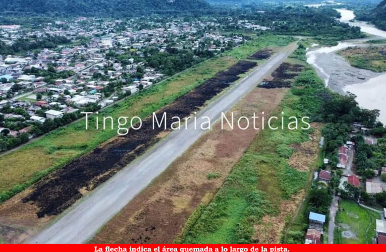 Fiscalía en Materia Ambiental investiga incendio en aeropuerto
