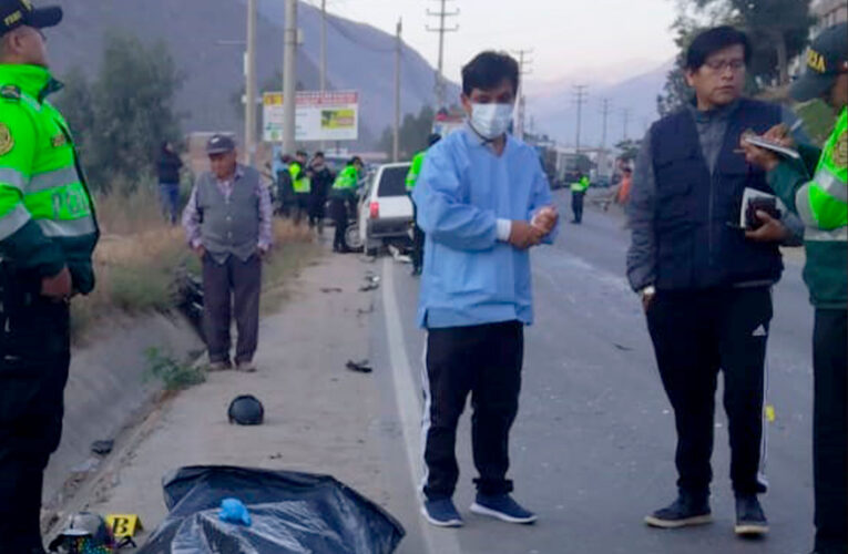 Investigan a fiscal que liberó a policía que causó muerte de motociclista