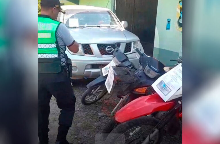 En operativos en Monzón recuperan cuatro vehículos