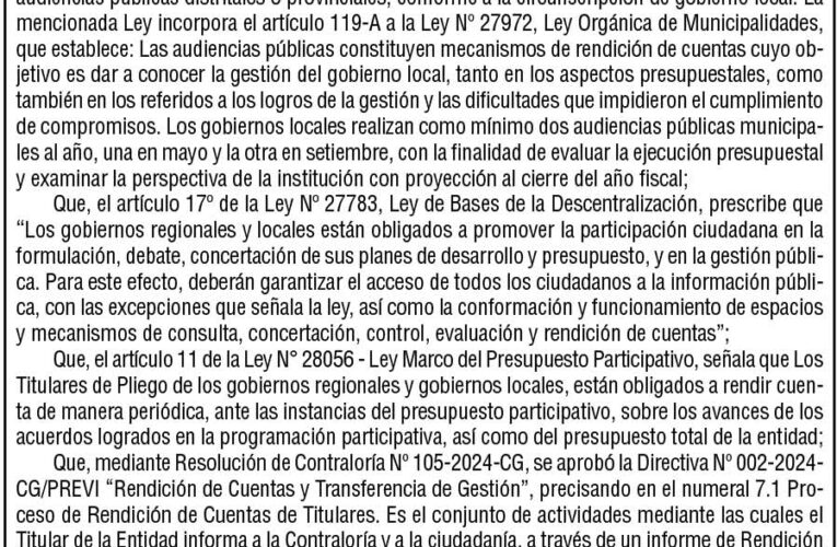 Ordenanza n.° 010 de la Municipalidad Distrital de Hermilio Valdizán