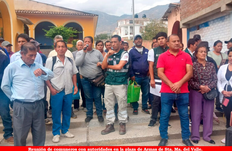 Comuneros de Santa María del Valle solo tienen veinte minutos diarios de agua