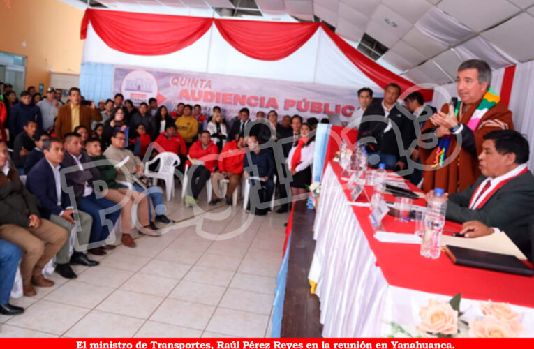 En diciembre terminarán expediente para asfaltar la carretera Yanahuanca-Ambo