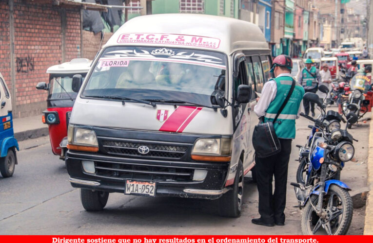 Transportistas no quieren inspectores