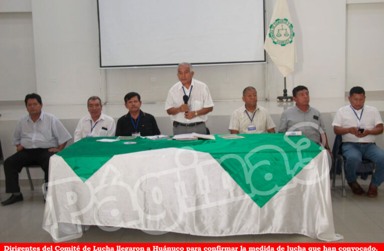 Dirigentes ratifican paro para el 24 y 25 por obras paralizadas del Gorehco