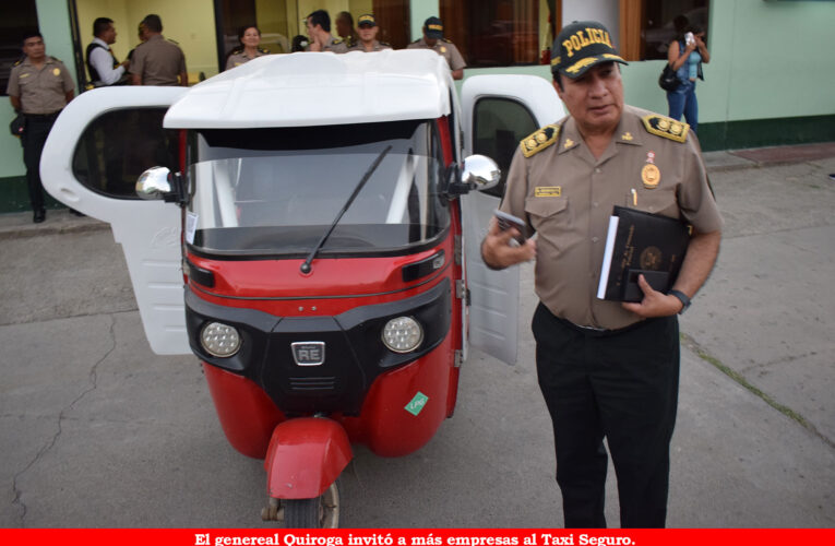 Policía promueve el taxi seguro