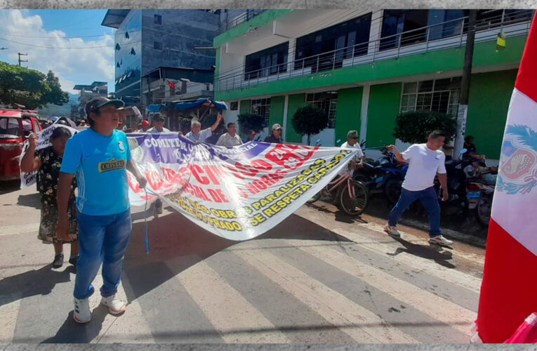 Comité de Lucha pedirá reunión con gobernador en Tingo María