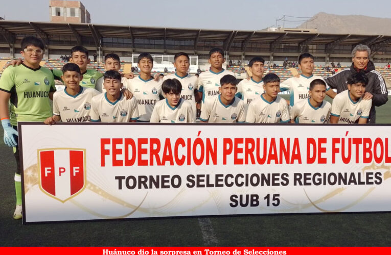 Huánuco ganó Torneo de Selecciones