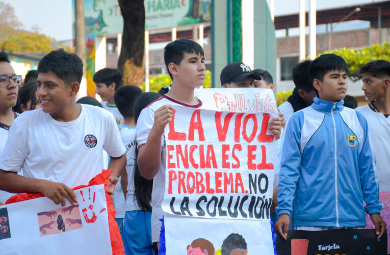 Pasacalle contra el acoso escolar