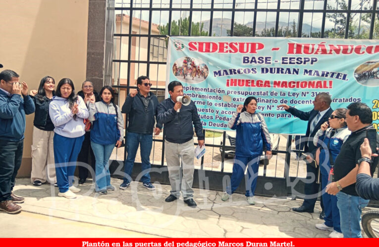 Docentes de institutos superiores se suman  a huelga nacional