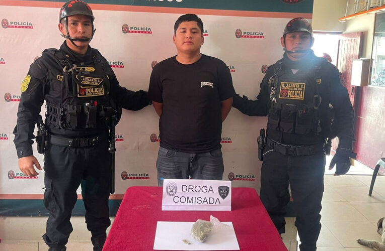 Chofer de trimóvil detenido por droga