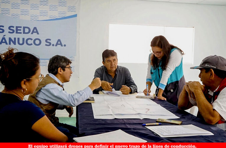 Inician estudios para nueva línea de traslado de agua del Higueras a las plantas de Seda Huánuco