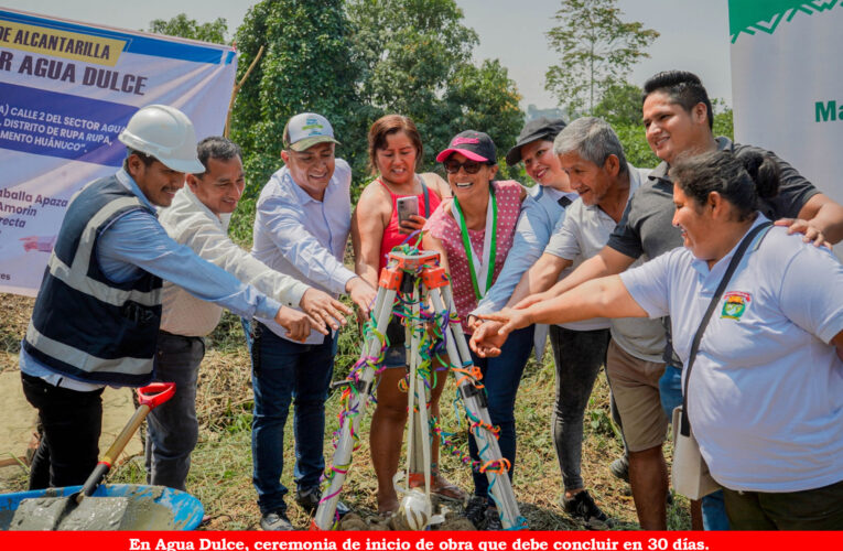 Ejecutarán tres obras con más de 2 millones en Supte San Jorge