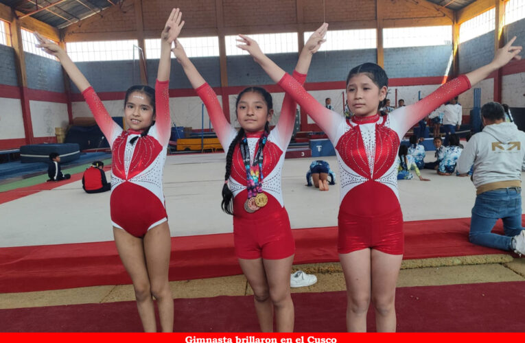 Gimnastas obtienen 54 medallas