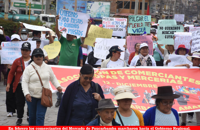 Hoy marchan pidiendo reformular proyecto de nuevo mercado en Amarilis