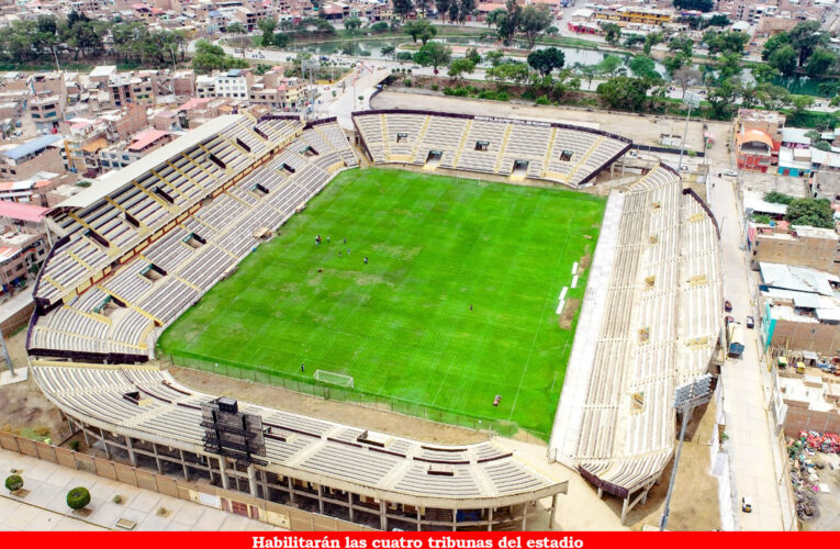 MPH pone a punto el estadio Heraclio Tapia