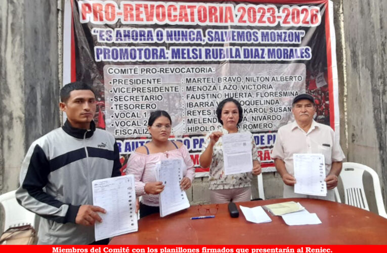 Amenazan de muerte a promotora de vacancia de alcalde de Monzón