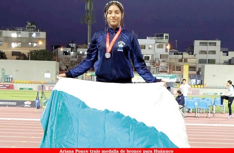 Ariana Ponce logró el bronce