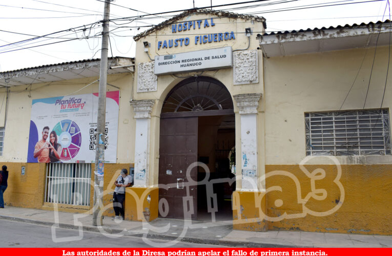 Poder Judicial ordena a la Diresa devolver inmueble a la Beneficencia